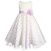 Vestido de Fiesta con Estrellas Lila para Niñas de 3 a 8 Años Gerat